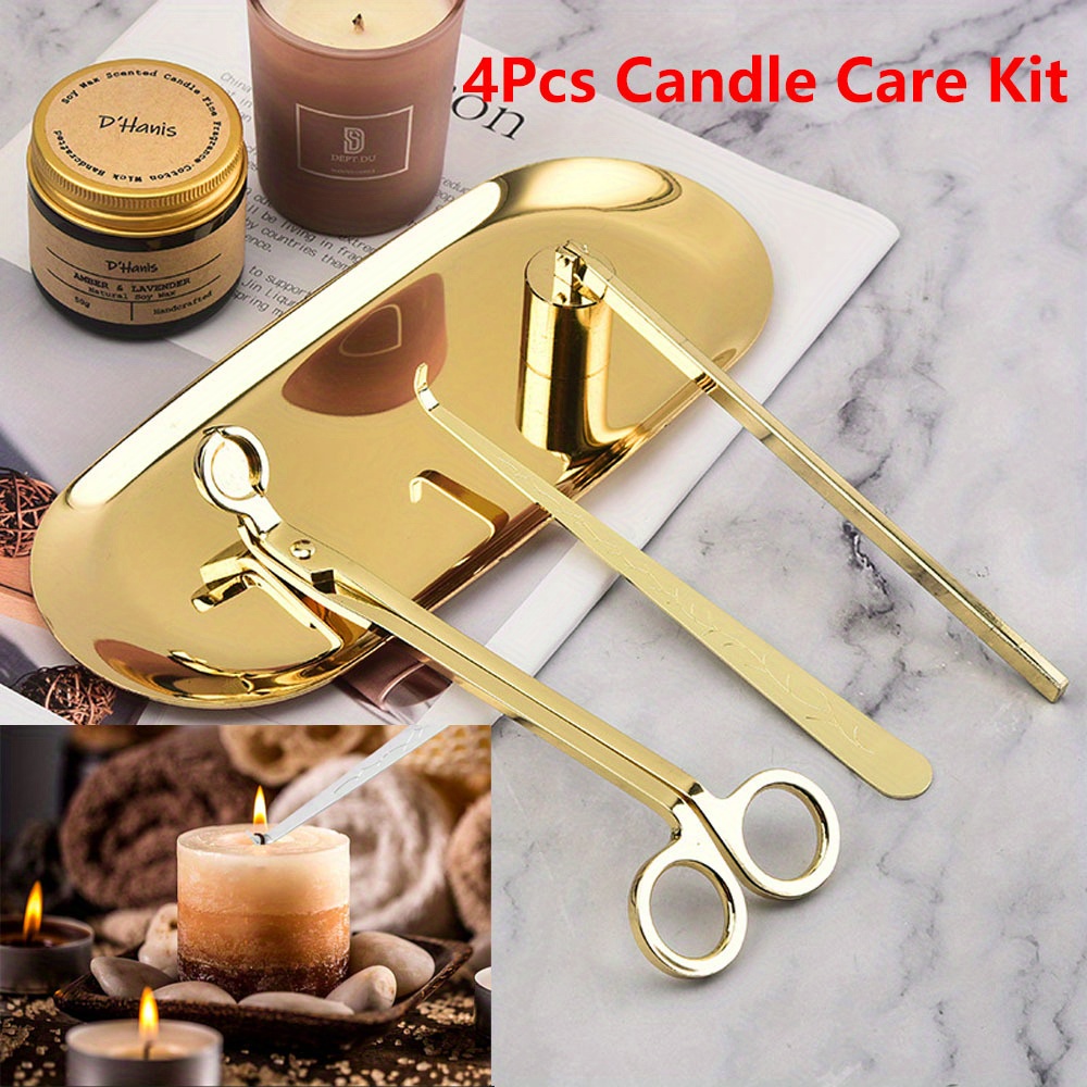 Home Improvement Supplies - 4pcs/set Luxury Candle Care Kit Stainless