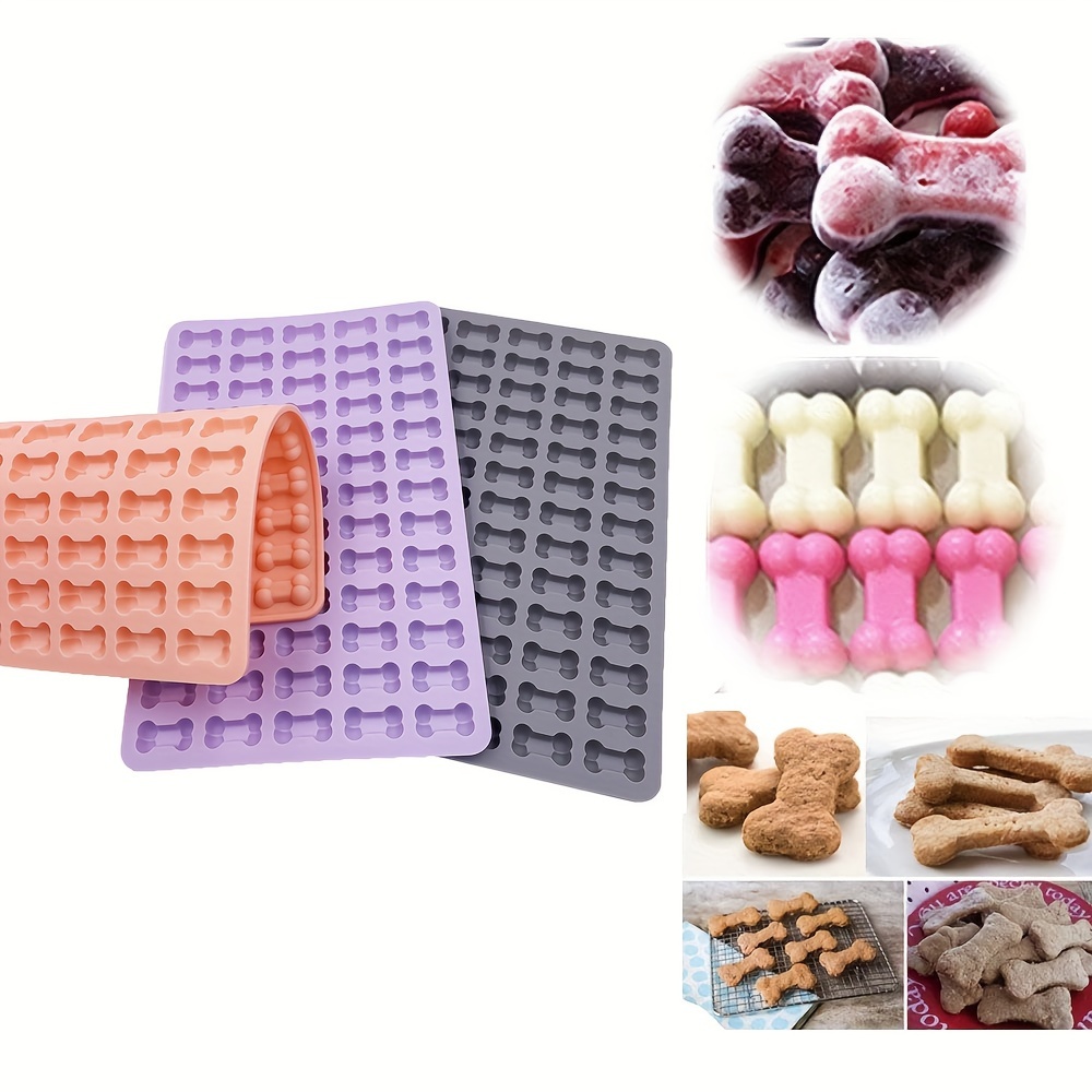 Home Improvement Supplies - 1pcs Mini Bone Biscuit Mold Pink