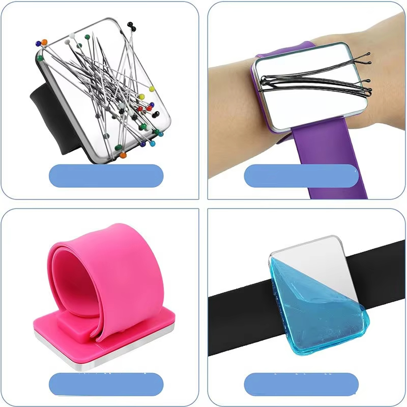 Home Improvement Supplies - Silicone Magnetic Wrist Pincushion Portable Pin
