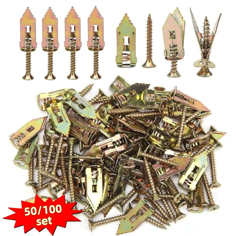 20/50/100Pcs Self Drilling Dry - Drywall Anchor Screw review and price