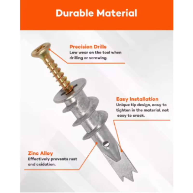10pcs Single point Zinc Alloy  - Drywall Anchor Screw review and price