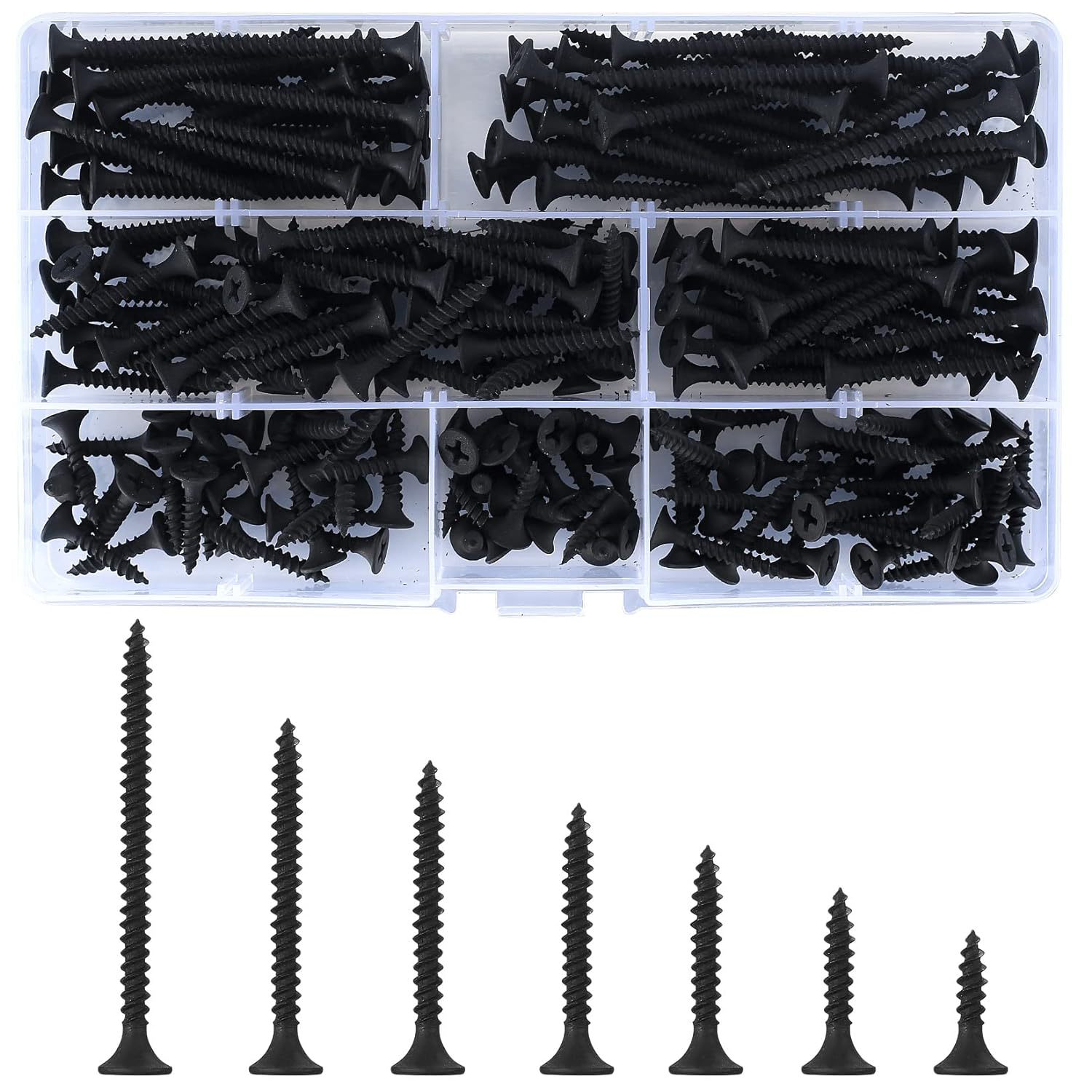 220-Piece Black Wood Screws Se - Home Improvement Handyman review and price