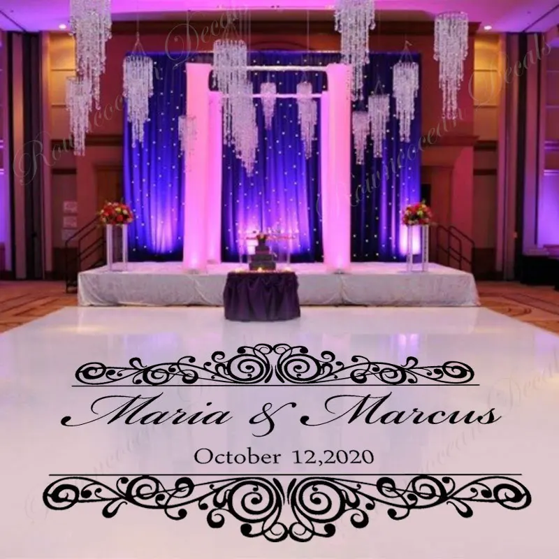 Custom Wedding Name & Date Mon - Vinyl Floor Plank review and price
