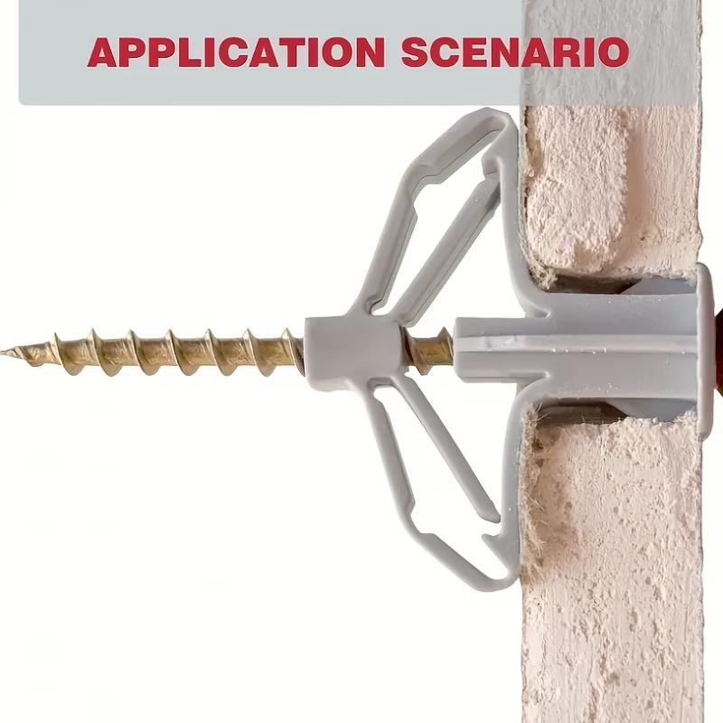 100PCS Plasterboard Expansion  - Drywall Anchor Screw review and price