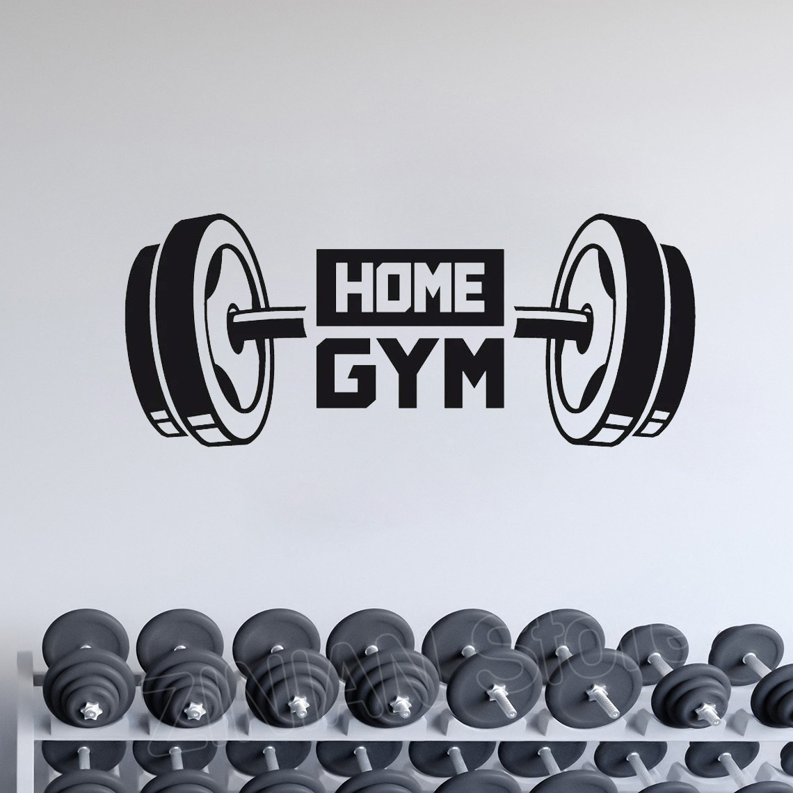 Fitness Home Gym Decor Wall St - Vinyl Floor Plank review and price